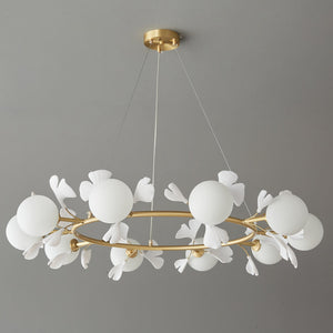 Evander Ginkgo Chandelier - Oasislives