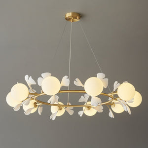 Evander Ginkgo Chandelier - Oasislives