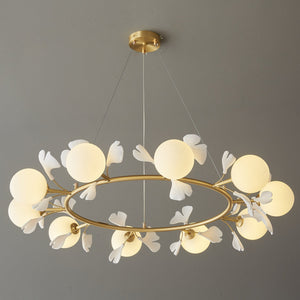 Evander Ginkgo Chandelier - Oasislives