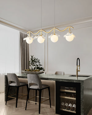 Evander Ginkgo Chandelier - Oasislives