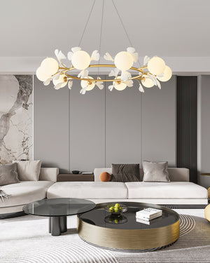 Evander Ginkgo Chandelier - Oasislives