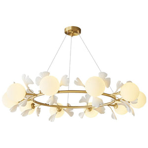 Evander Ginkgo Chandelier - Oasislives