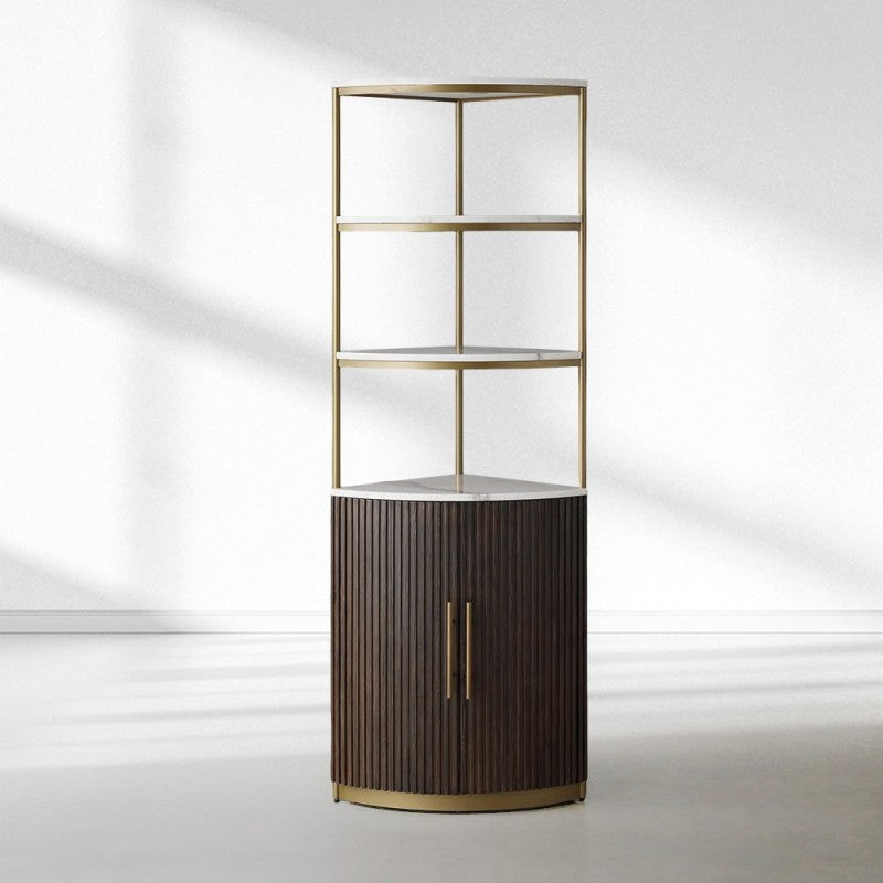 Finnley Wooden Corner Cabinet