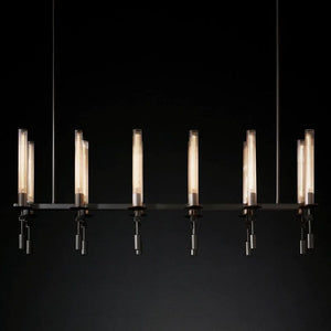 Fontanel Candle Glass Chandelier - Oasislives