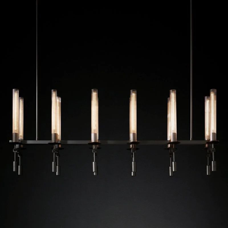 Fontanel Candle Glass Chandelier - Oasislives