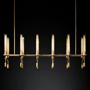 Fontanel Candle Glass Chandelier - Oasislives