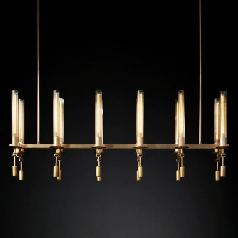 Fontanel Candle Glass Chandelier - Oasislives