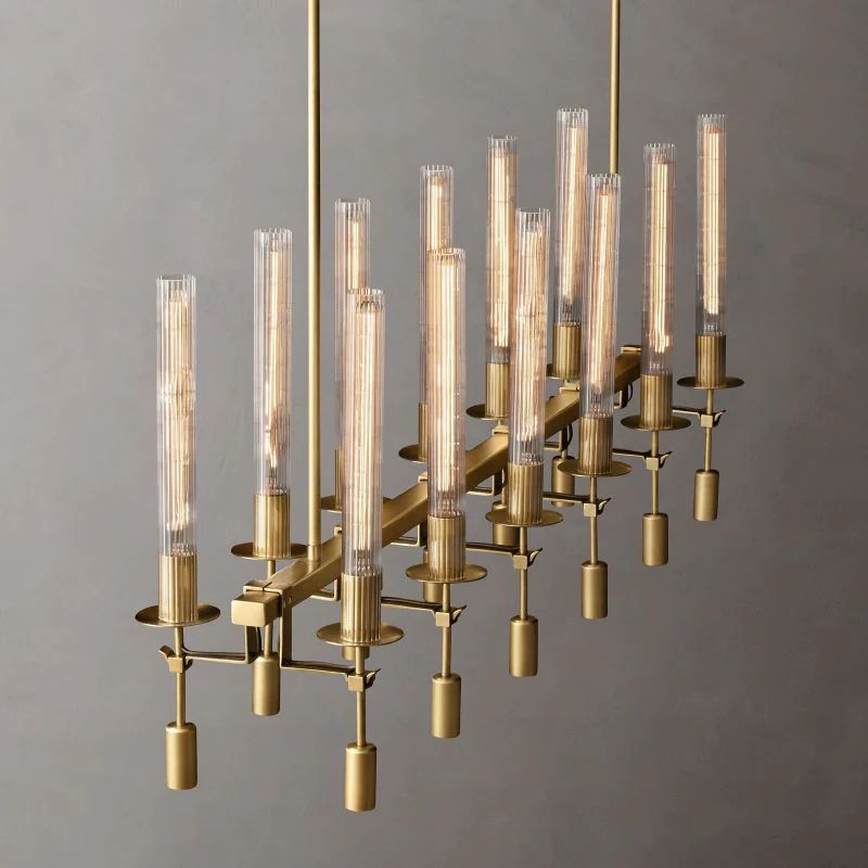 Fontanel Candle Glass Chandelier - Oasislives