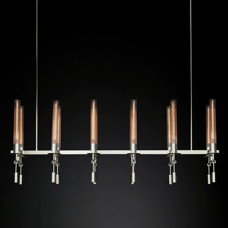Fontanel Candle Glass Chandelier - Oasislives