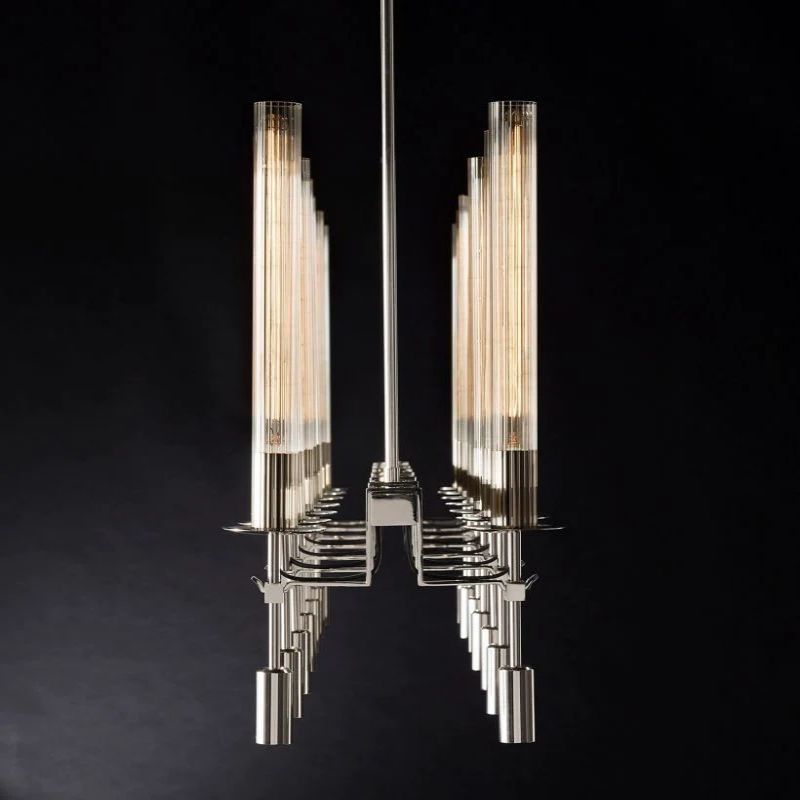 Fontanel Candle Glass Chandelier - Oasislives