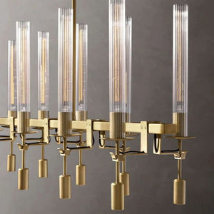 Fontanel Candle Glass Chandelier - Oasislives