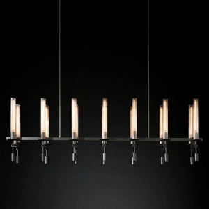 Fontanel Candle Glass Chandelier - Oasislives