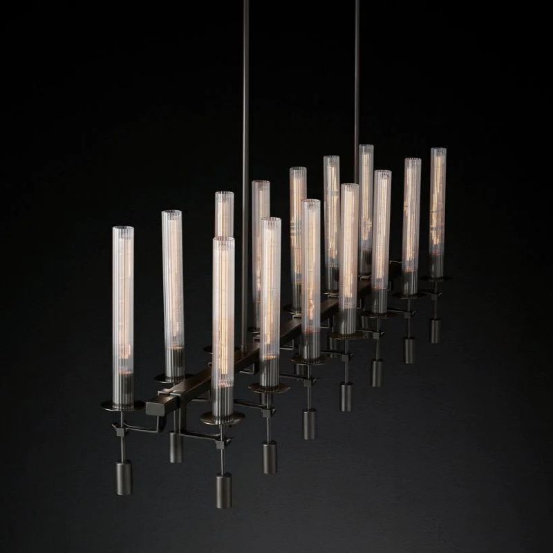Fontanel Candle Glass Chandelier - Oasislives