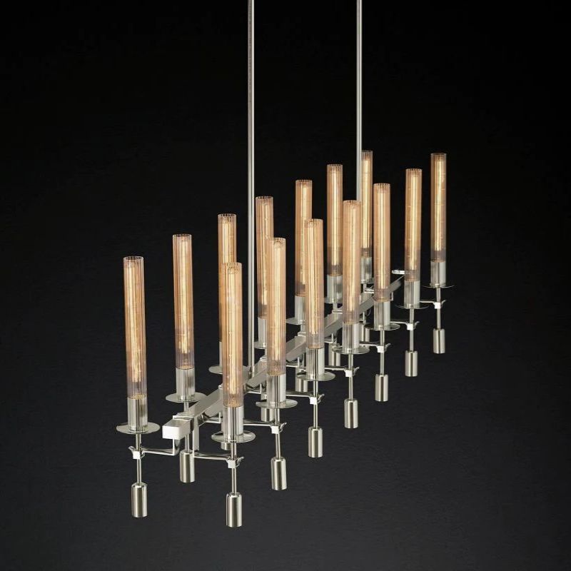 Fontanel Candle Glass Chandelier - Oasislives