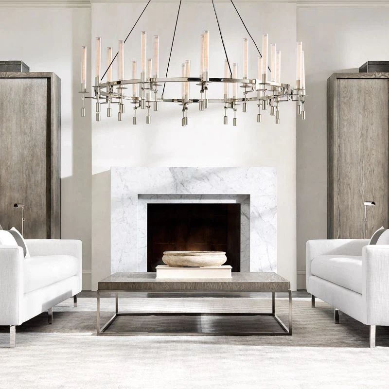 Fontanel Candle Glass Chandelier - Oasislives