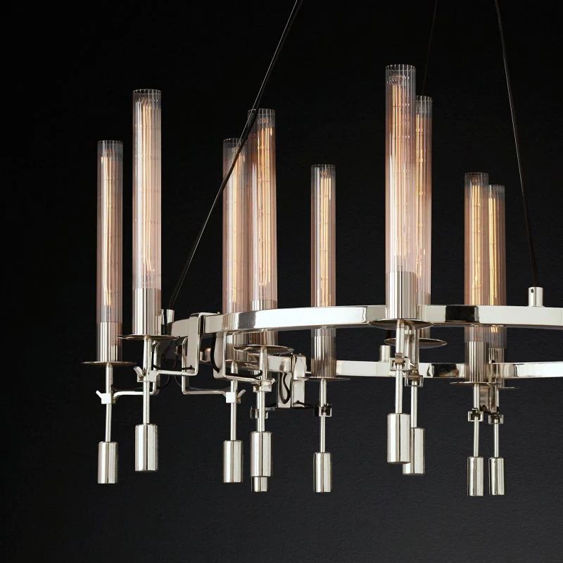 Fontanel Candle Glass Chandelier - Oasislives