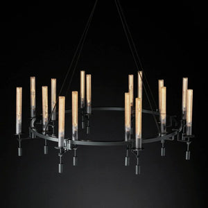Fontanel Candle Glass Chandelier - Oasislives