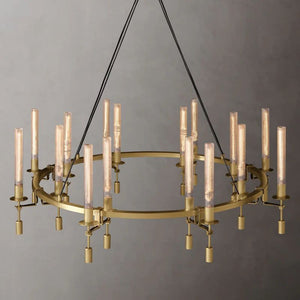 Fontanel Candle Glass Chandelier - Oasislives