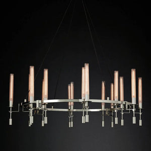 Fontanel Candle Glass Chandelier - Oasislives