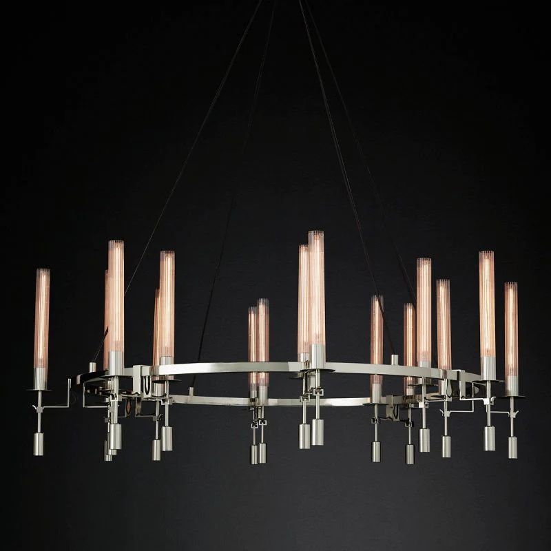 Fontanel Candle Glass Chandelier - Oasislives