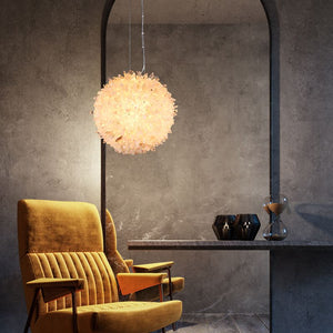 Gina Crystal Cluster Ball Pendant Light - Oasislives