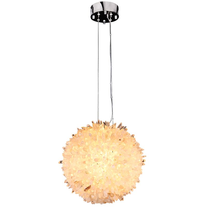 Gina Crystal Cluster Ball Pendant Light - Oasislives