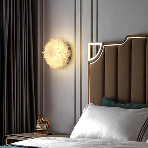 Gina Crystal Sunflower Wall Sconce - Oasislives