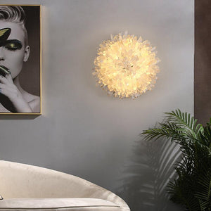 Gina Crystal Sunflower Wall Sconce - Oasislives