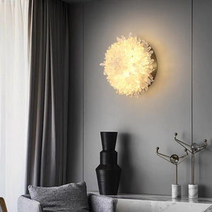Gina Crystal Sunflower Wall Sconce - Oasislives