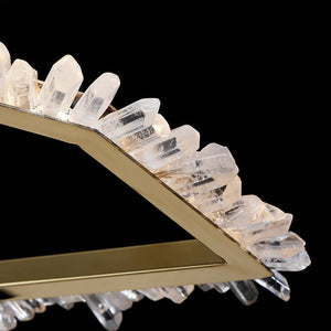 Gina Irregular Modern Living Room Rock Crystal Chandelier - Oasislives