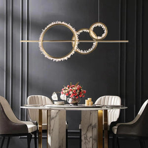Gina Rock Crystal Gear Chandelier - Oasislives