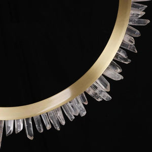 Gina Rock Crystal Ring Chandelier - Oasislives