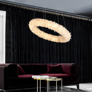 Gina Rock Crystal Round Modern Chandelier - Oasislives