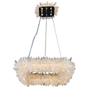 Gina Rock Crystal Square Modern Chandelier - Oasislives