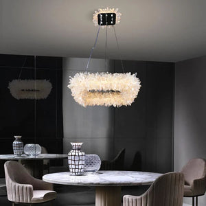 Gina Rock Crystal Square Modern Chandelier - Oasislives