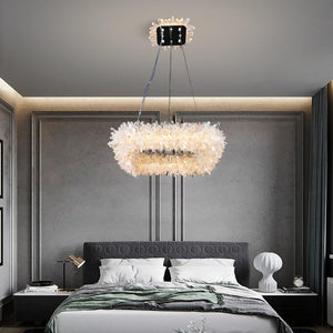 Gina Rock Crystal Square Modern Chandelier - Oasislives