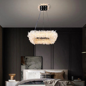 Gina Rock Crystal Square Modern Chandelier - Oasislives