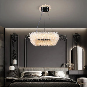 Gina Rock Crystal Square Modern Chandelier - Oasislives