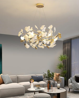 Ginkgo Chandelier H - Oasislives