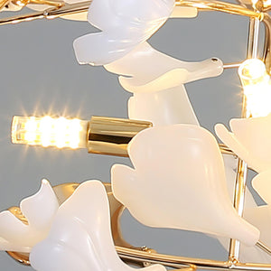 Ginkgo Chandelier R - Oasislives