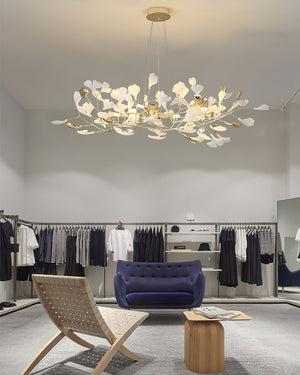 Ginkgo Chandelier R - Oasislives