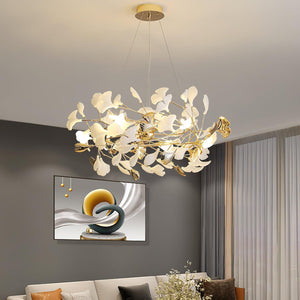 Ginkgo Chandelier H - Oasislives