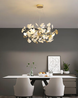 Ginkgo Chandelier H - Oasislives