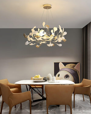 Ginkgo Chandelier R - Oasislives