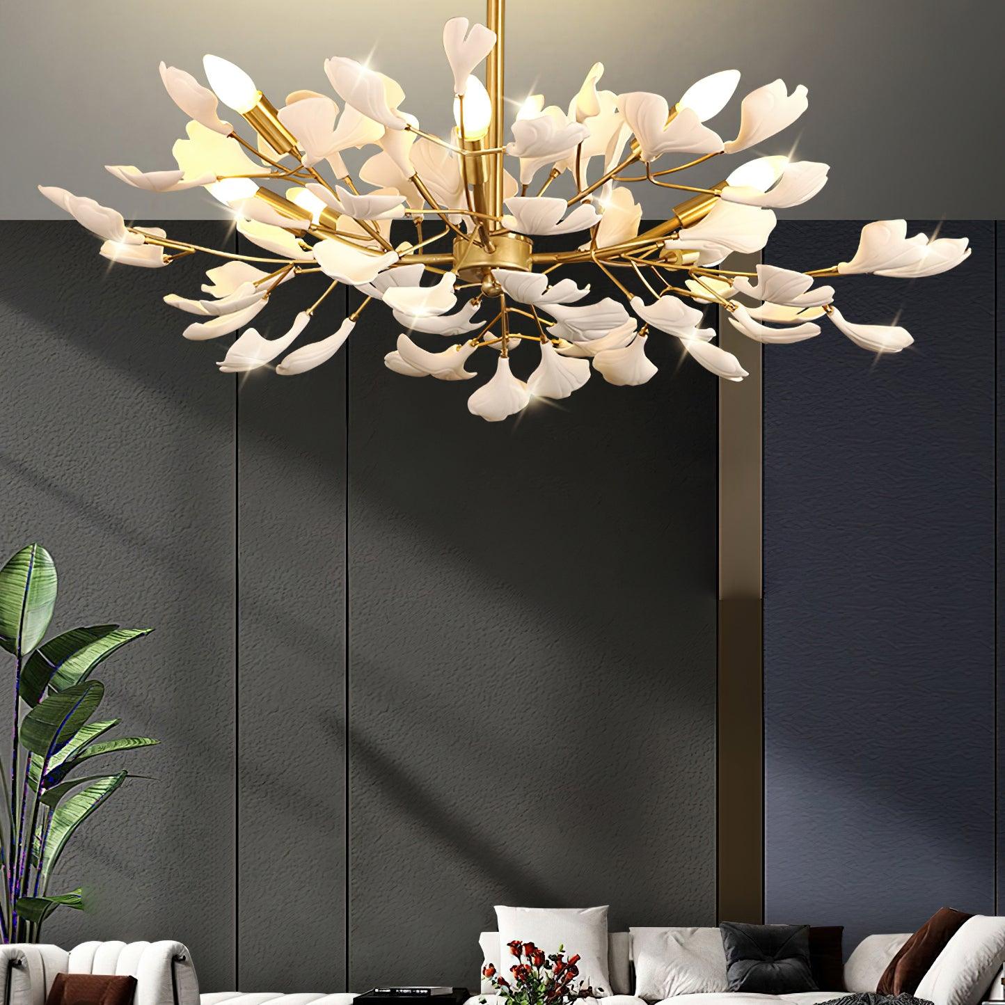 Ginkgo Chandelier J