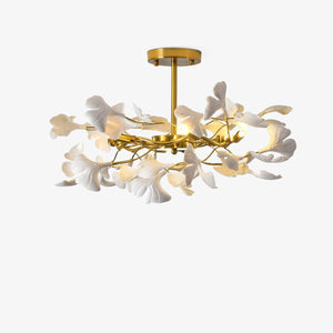 Ginkgo Chandelier L - Oasislives