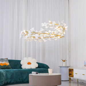 Ginkgo Chandelier U - Oasislives