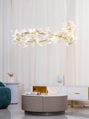 Ginkgo Chandelier U - Oasislives