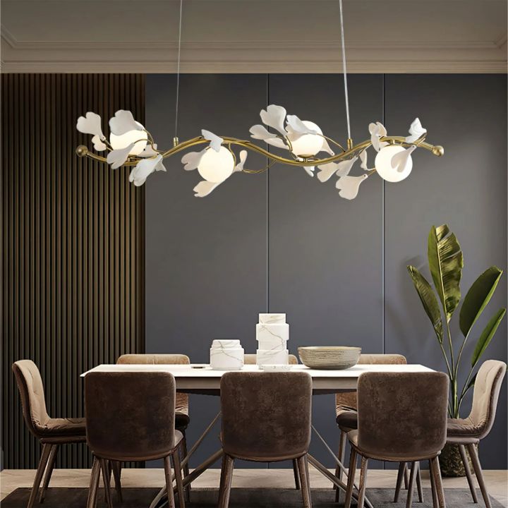 Ginkgo Glass Chandelier - Oasislives