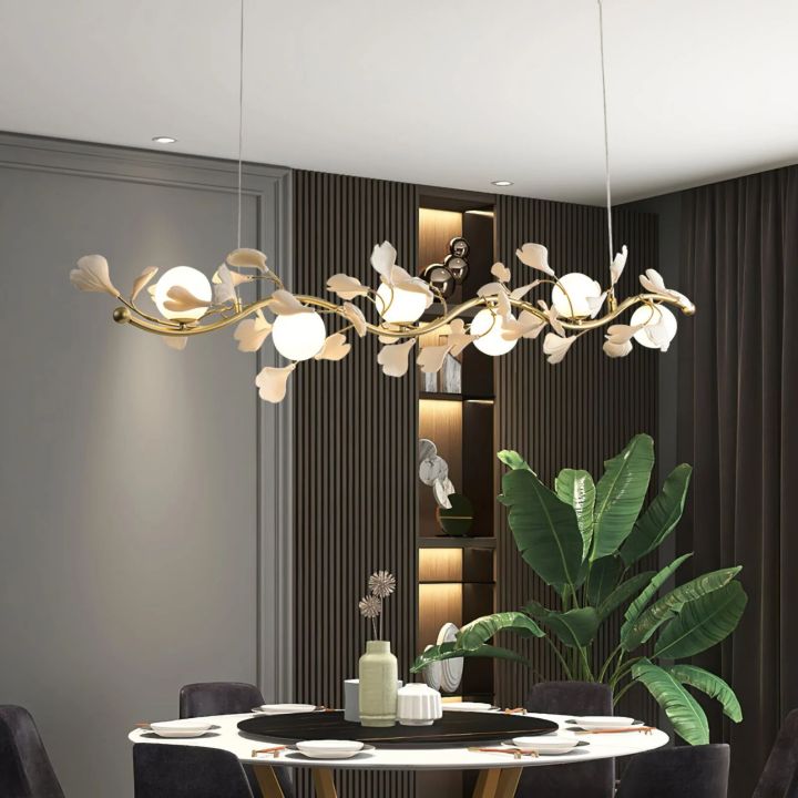 Ginkgo Glass Chandelier - Oasislives